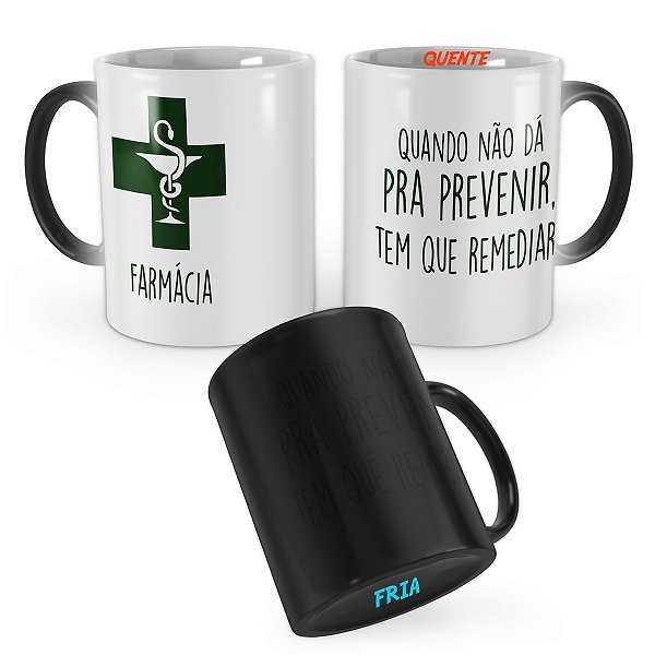 Caneca Mágica Farmácia Farmaceutico Presente