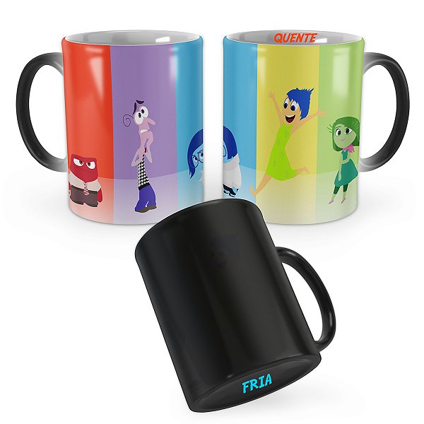Caneca Mágica Divertidamente Personagens