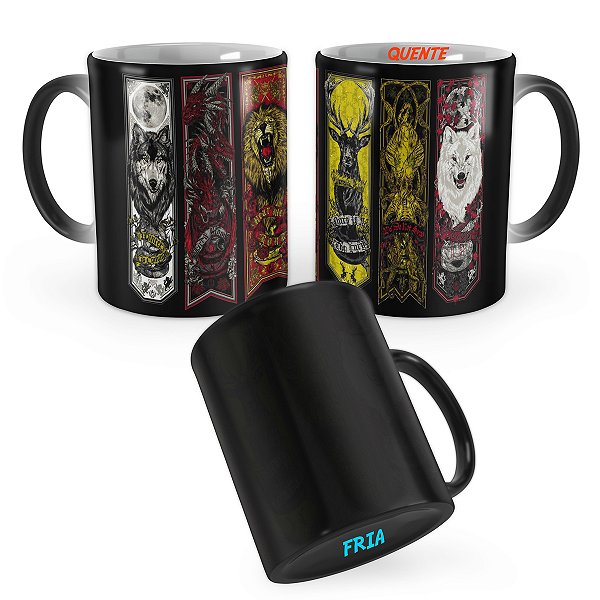 Caneca Mágica Game of Thrones Bandeiras Mod 2