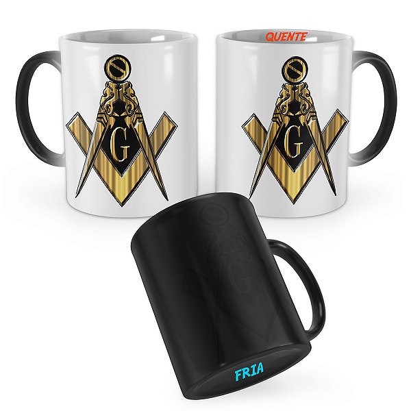 Caneca Mágica Maçonaria Símbolo