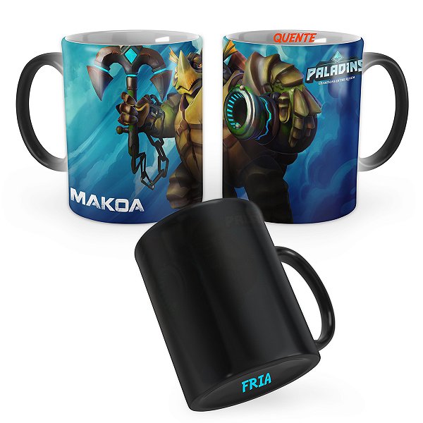 Caneca Mágica Paladins Makoa