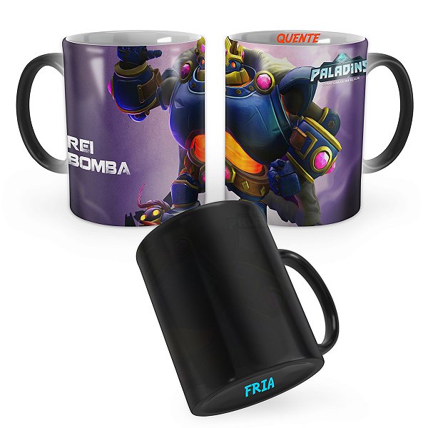Caneca Mágica Paladins Rei Bomba