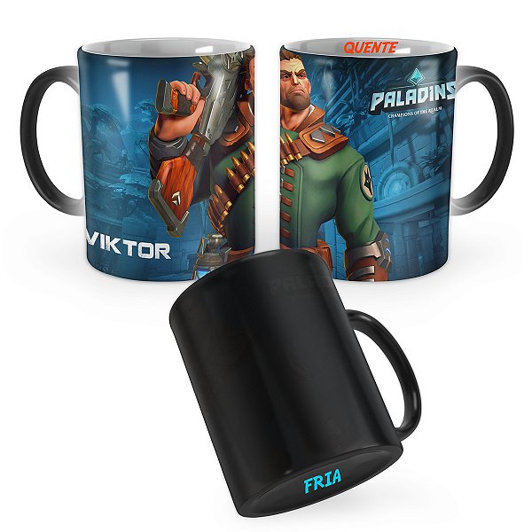 Caneca Mágica Paladins Viktor