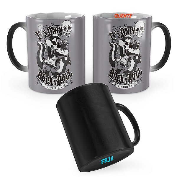 Caneca Mágica Rock Its only Rock n Roll