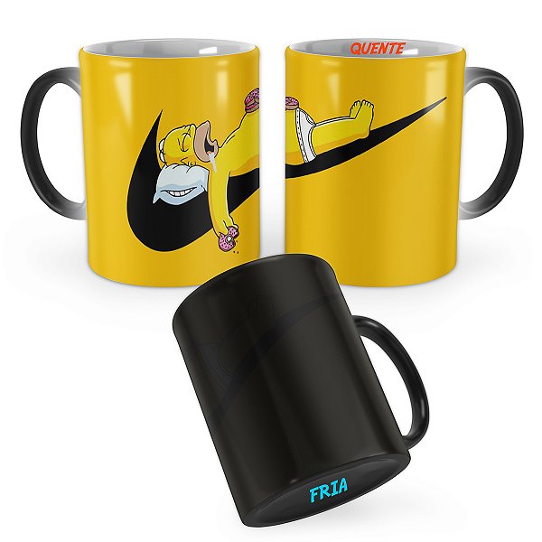 Caneca Mágica Simpsons Nike Dormindo