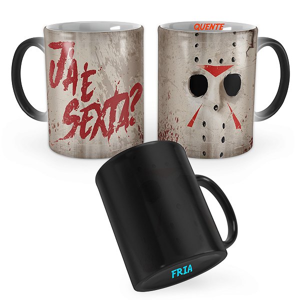Caneca Mágica Sexta Feira 13 Jason