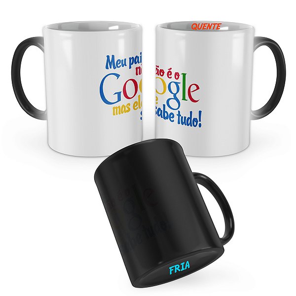 Caneca Mágica Presente Pai Dia dos Pais Mod 14