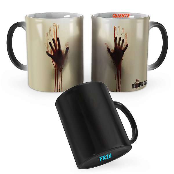 Caneca Mágica The Walking Dead Mão de Zumbi