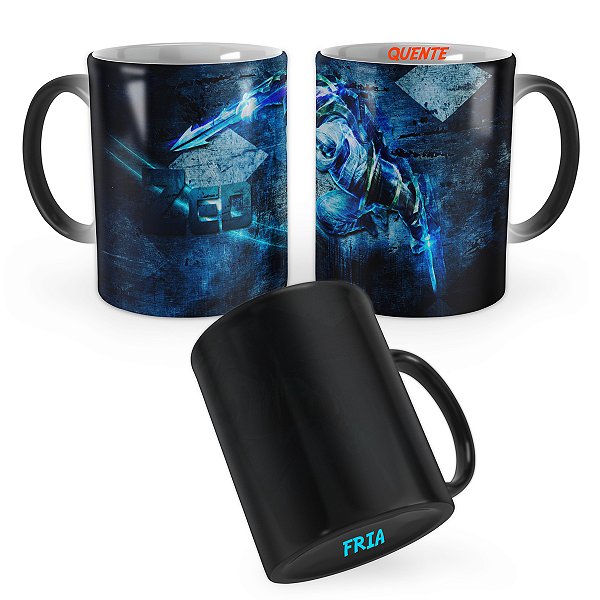 Caneca Mágica Zed League of Legends Lol Mod 1