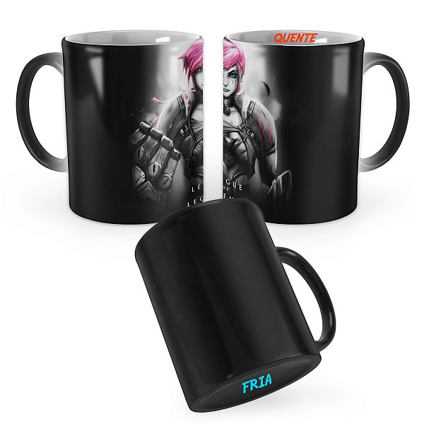 Caneca Mágica Vi League of Legends Lol Mod 1
