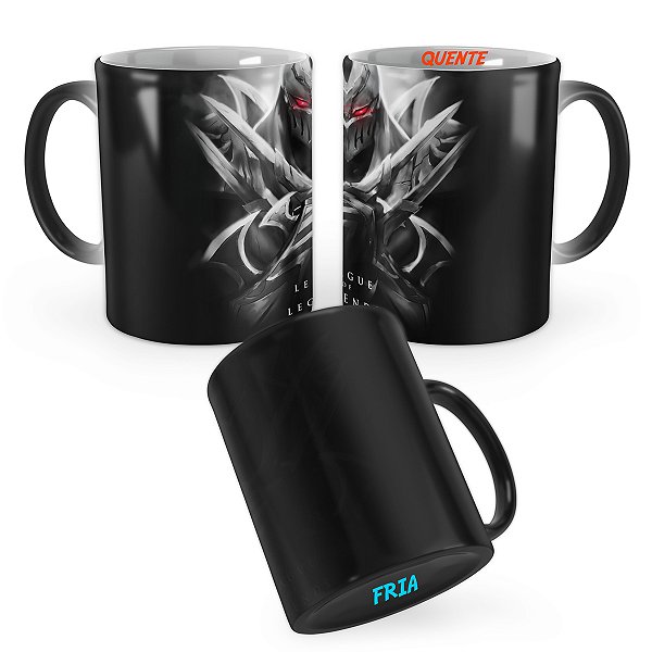 Caneca Mágica Zed League of Legends Lol Mod 8