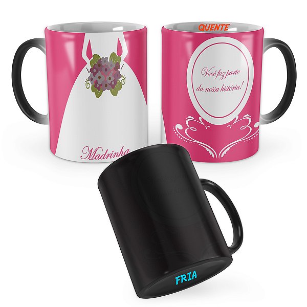Caneca Mágica Madrinha Casamento
