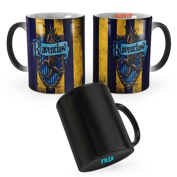 Caneca Mágica Corvinal Escudo Brasão