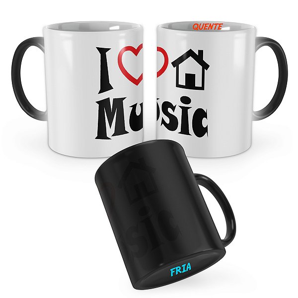 Caneca Mágica I love Music