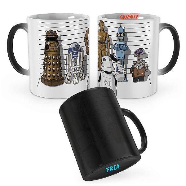 Caneca Mágica Robôs Filmes Séries