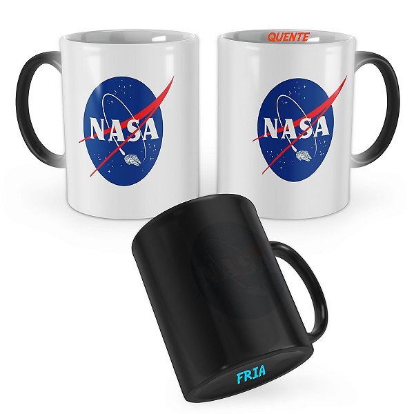 Caneca Mágica Nasa Geek Nerd Nave Espacial