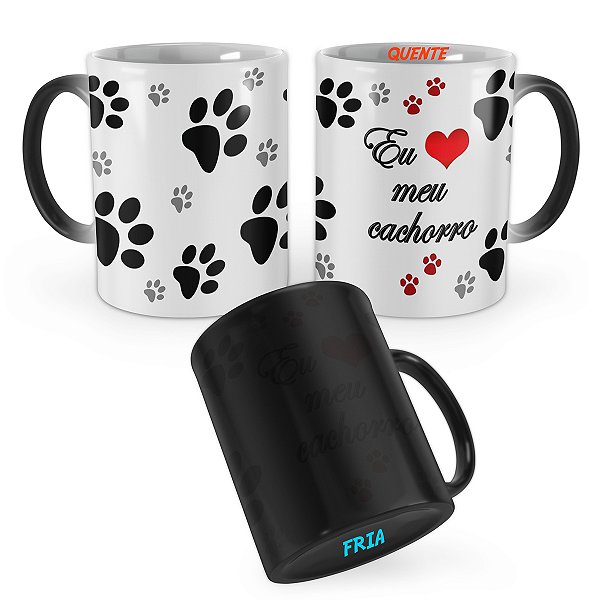 Caneca Mágica Eu Amo Meu Cachorro