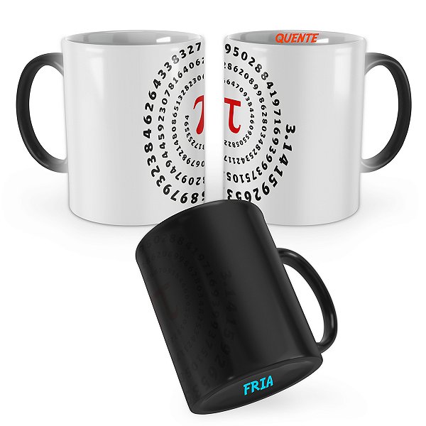 Caneca Mágica Pi Matemática