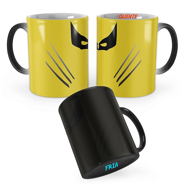 Caneca Mágica Wolverine Minimalista