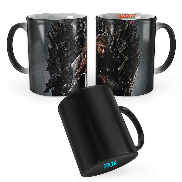 Caneca Mágica Game of Thrones Ned Stark