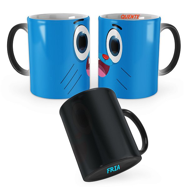 Caneca Mágica Gumball Rosto