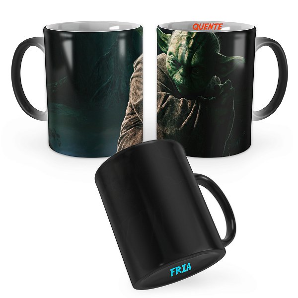 Caneca Mágica Mestre Yoda Star Wars