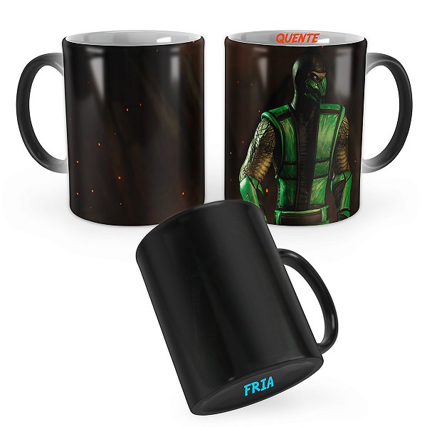 Caneca Mágica Mortal Kombat Reptile