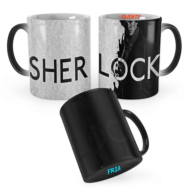 Caneca Mágica Sherlock Holmes Série