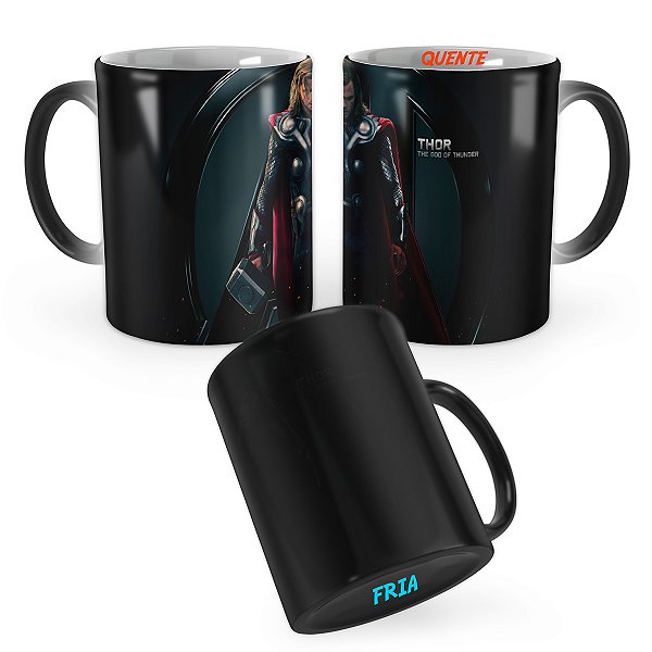 Caneca Mágica Thor Vingadores Avengers