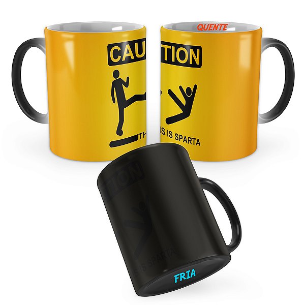 Caneca Mágica Caution This is Sparta