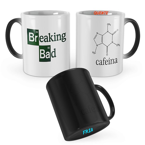 Caneca Mágica Breaking Bad Fórmula Cafeína