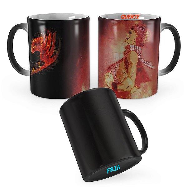 Caneca Mágica Natsu Dragnel Fairy Tail
