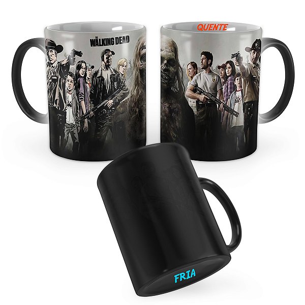 Caneca Mágica The Walking Dead Personagens Zumbi