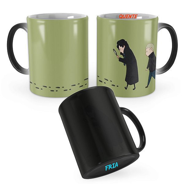Caneca Mágica Sherlock Holmes Série Mod 1