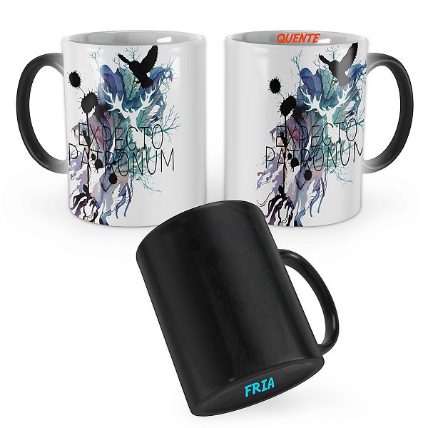 Caneca Mágica Expecto Patronum harry Potter