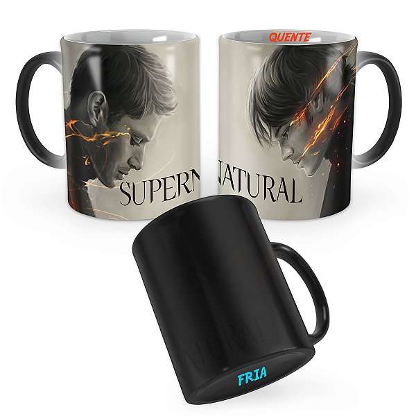 Caneca Mágica Supernatural Sobrenatural Mod 2