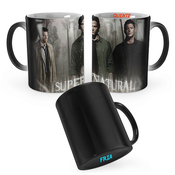 Caneca Mágica Supernatural Sobrenatural Mod 3