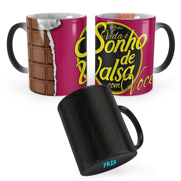 Caneca Mágica Páscoa Sonho de Valsa Com Você