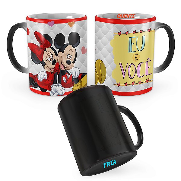 Caneca Mágica Mickey Minnie Eu e Você