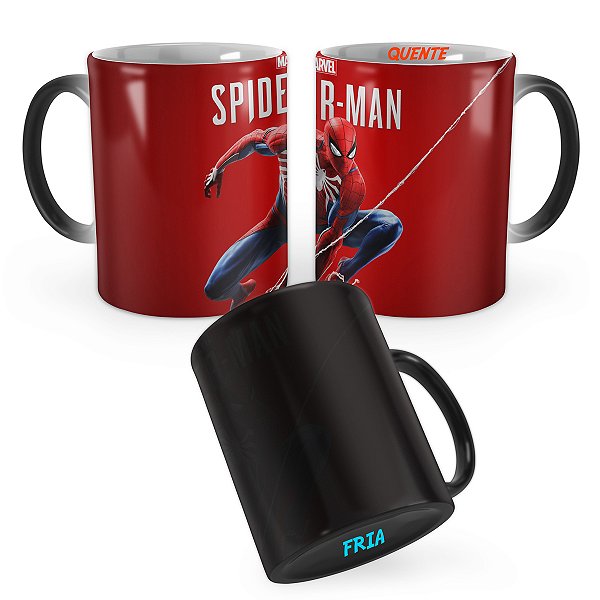 Caneca Mágica Spider Man Homem Aranha Filme