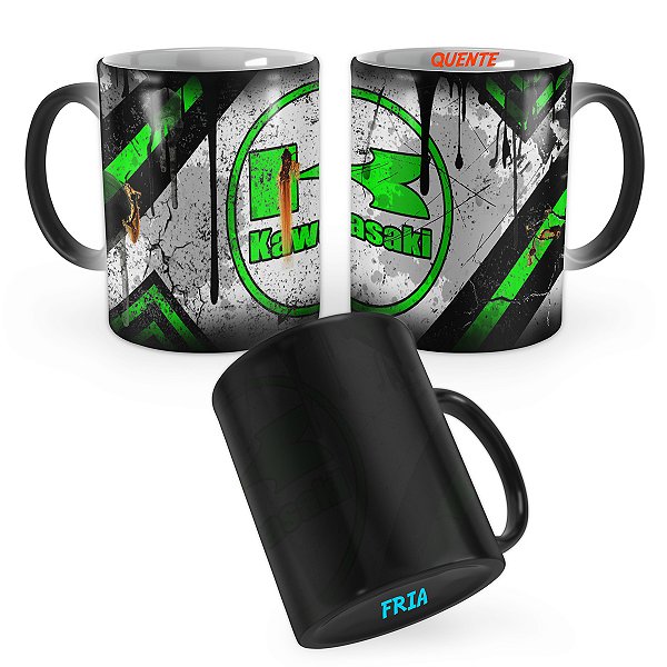 Caneca Mágica Kawasaki Lata de Óleo