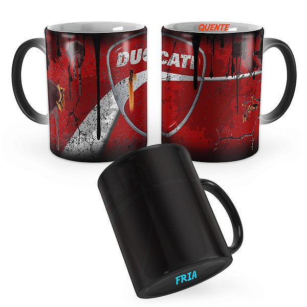 Caneca Mágica Ducati Lata de Óleo