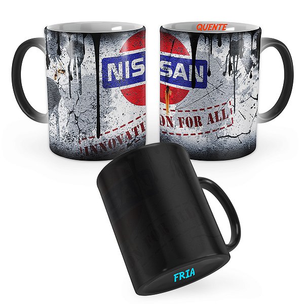 Caneca Mágica Nissan Lata de Óleo