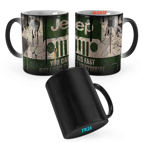 Caneca Mágica Jeep Lata de Óleo Mod 2