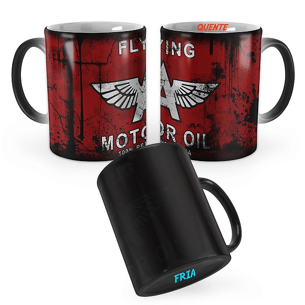 Caneca Mágica Flying Lata de Óleo
