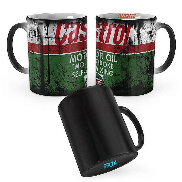 Caneca Mágica Castrol Lata de Óleo