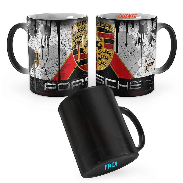 Caneca Mágica Porsche Lata de Óleo
