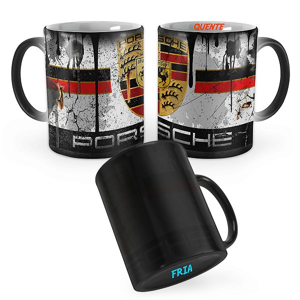 Caneca Mágica Porsche Lata de Óleo Mod 2