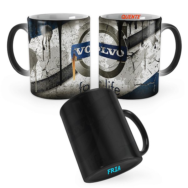 Caneca Mágica Volvo Lata de Óleo
