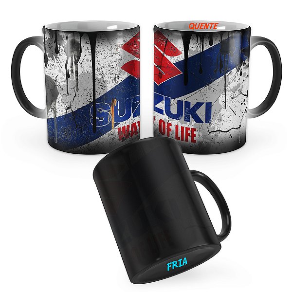 Caneca Mágica Suzuki Lata de Óleo